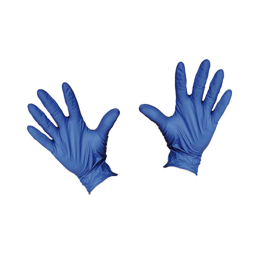 Nitril-Einweghandschuhe blau - Größe M, L oder XL - 100 Stück